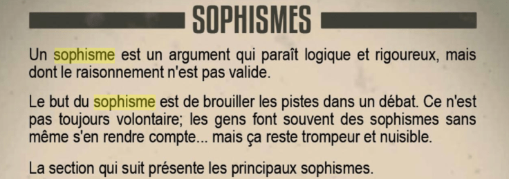 sophismes